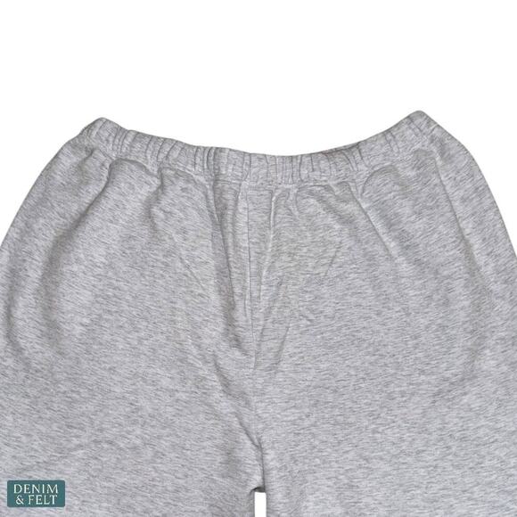 SKIMS Cotton Fleece Classic Straight Leg Pant Light Heather Grey Lounge NEW - Picture 7 of 10